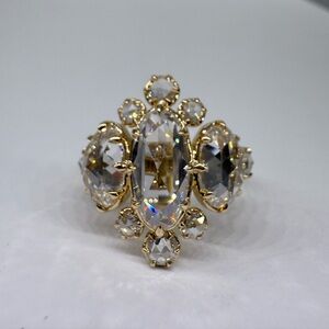 2.25 carat D VS1 oval rose cut antique art deco lab diamond engagement ring
